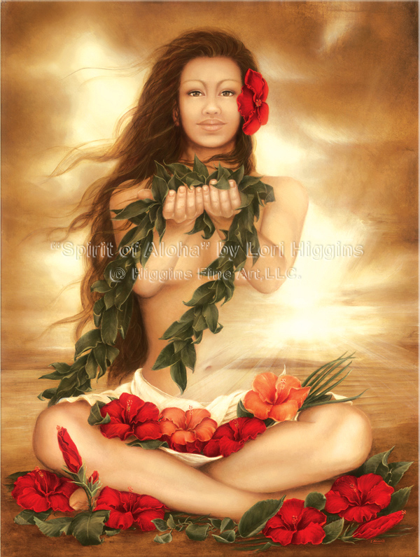 "Spirit of Aloha" by Lori Higgins  24x30 oil on panel